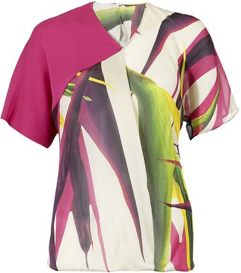 Max Mara Talamo Silk Top - Lyst