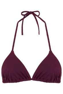 Topshop Aubergine Triangle Bikini Top - Lyst