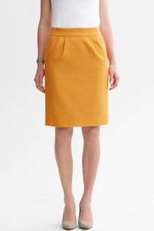 Banana Republic Textured Cotton Pencil Skirt - Lyst