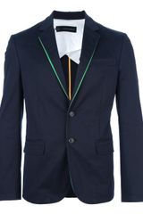 DSquared2 Contrast Trim Blazer