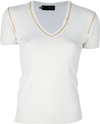 DSquared2 Chain T-Shirt - Lyst