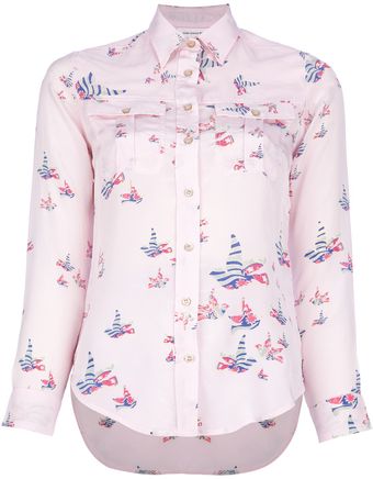 Etoile Isabel Marant Long Sleeve Shirt - Lyst