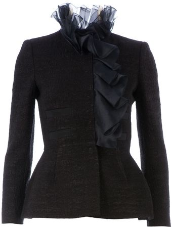 Giambattista Valli Ruffled Jacket - Lyst