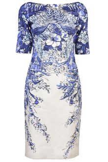 Lela Rose Floral Dress - Lyst