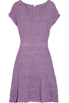 M Missoni Crochetknit Merino Woolblend Dress - Lyst