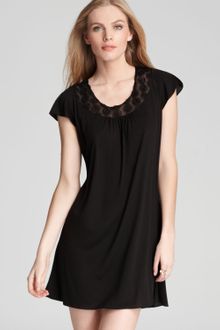 Oscar de la Renta Sweet Dreams Luxe Knit Chemise - Lyst