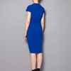 Pied A Terre V Neck Seam Detail Dress in Blue (grey) - Lyst