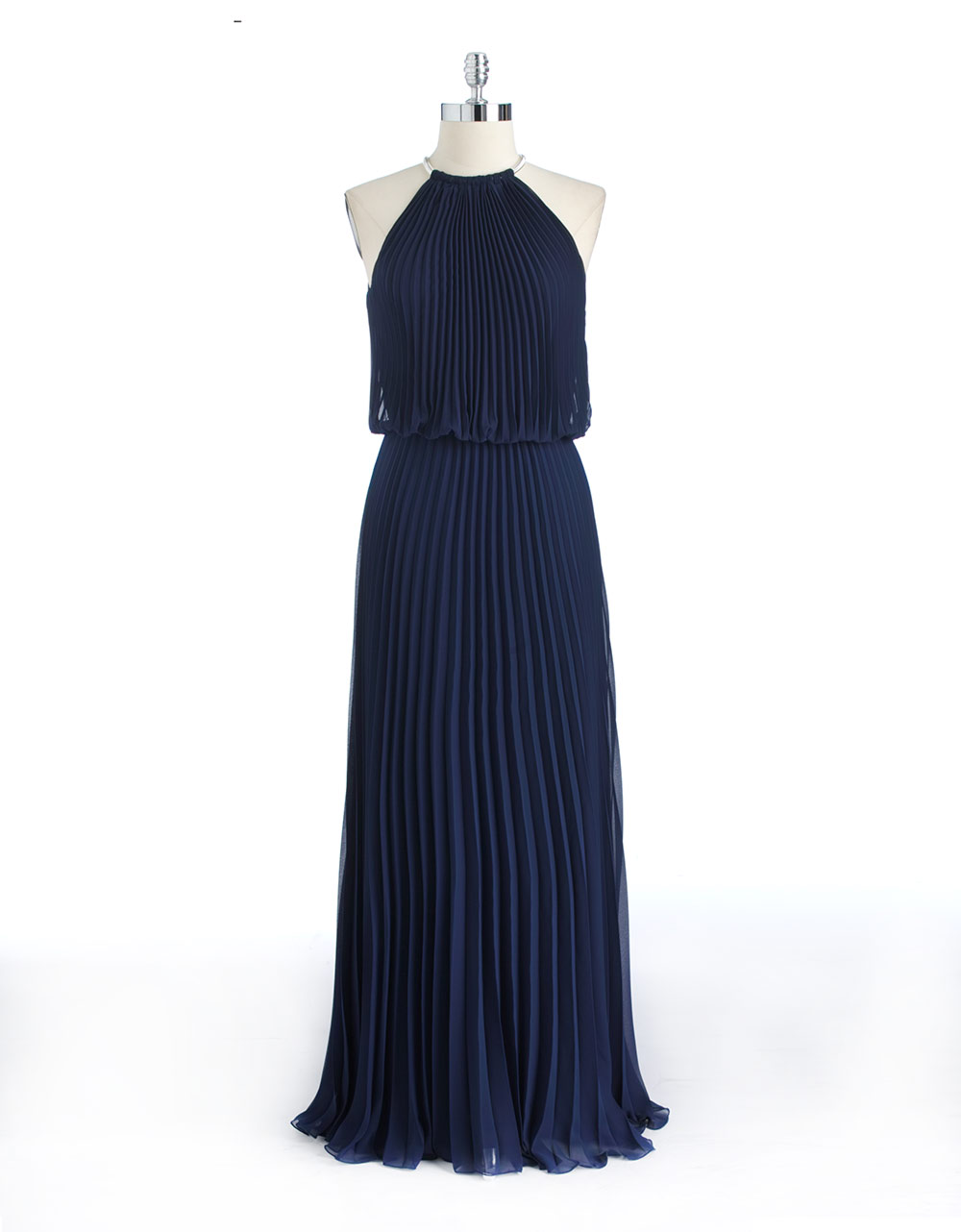 pleated gown styles