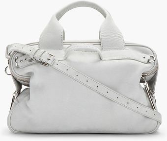 3.1 Phillip Lim Small Pale Grey Nubuck Lark Duffle Bag - Lyst