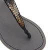Asos Asos Fete Flat Sandals in Gold (black) - Lyst