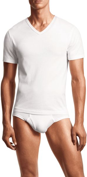 Calvin Klein Slim Fit Vneck Tshirt 3packonline Exclusive - Lyst