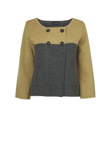 Jaeger Color Block Cardigan - Lyst