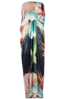 Lanvin Hawaiian Print Maxi Dress - Lyst