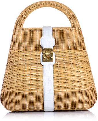 Mark Cross Man Ray Wickerbasket Bag - Lyst