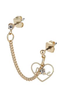 Topshop Love Double Stud Earrings - Lyst