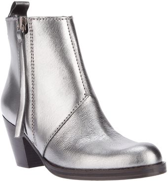 Acne Pistol Short Ankle Boot - Lyst