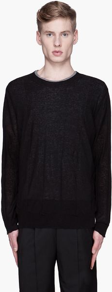 Ann Demeulemeester  Ochard Knit Sweater - Lyst