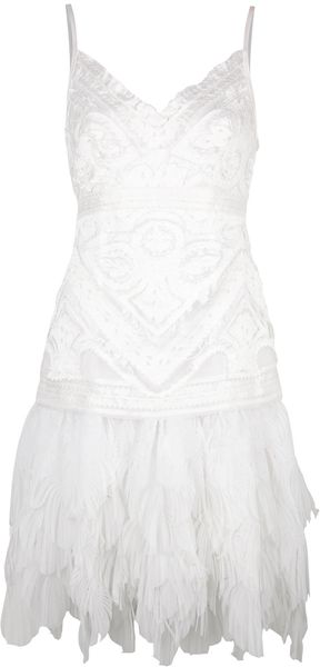 Ermanno Scervino Texture Dress - Lyst