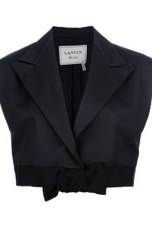 Lanvin Cropped Waistcoat - Lyst