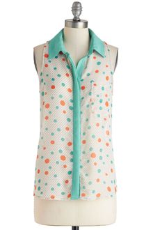 ModCloth Playground Of Style Top - Lyst
