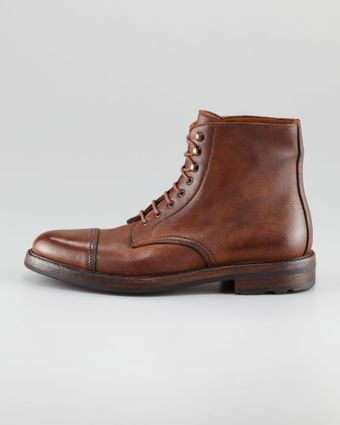 Ralph Lauren Macomb Captoe Laceup Boot - Lyst