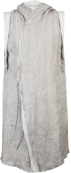 Individual Sentiments Draped Vest - Lyst