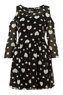 John Zack Cut Out Long Sleeve Dress - Lyst