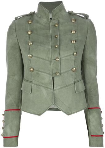 Joseph Double Breasted Military Blazer - Lyst