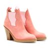 Acne Star Suede Ankle Boots in Pink (powder) - Lyst