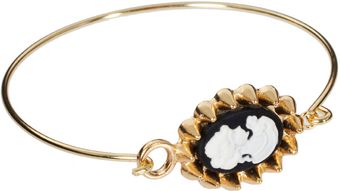 Asos Cameo Fine Torque Bracelet - Lyst