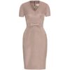 Burberry Moina Dress in Brown (taupe) - Lyst