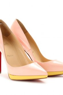 Christian Louboutin Pigalle Plato 120 Patent Leather Pumps - Lyst