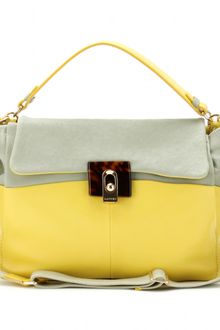 Lanvin Lanvin For Me Two Tone Leather Shoulder Bag - Lyst