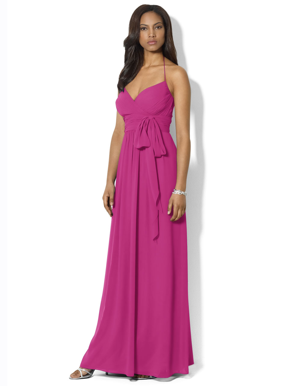 long georgette frock
