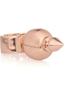 Mawi Rose Goldplated Spike Ring - Lyst
