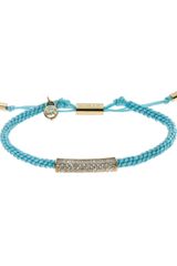 Michael Kors Macrame Cord Pave Bracelet