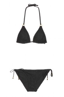 Ralph Lauren Broderie Anglaise Trimmed Bikini - Lyst