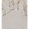 Ralph Lauren Doris Stripe Ruffled Top in White (black) - Lyst