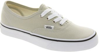 Vans Authentic Grey Violet Classic Lace Up Trainers - Lyst