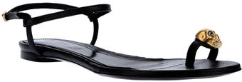 Alexander McQueen Skull Sandal - Lyst