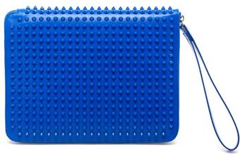 Christian Louboutin Cris Studded Leather Ipad Case - Lyst