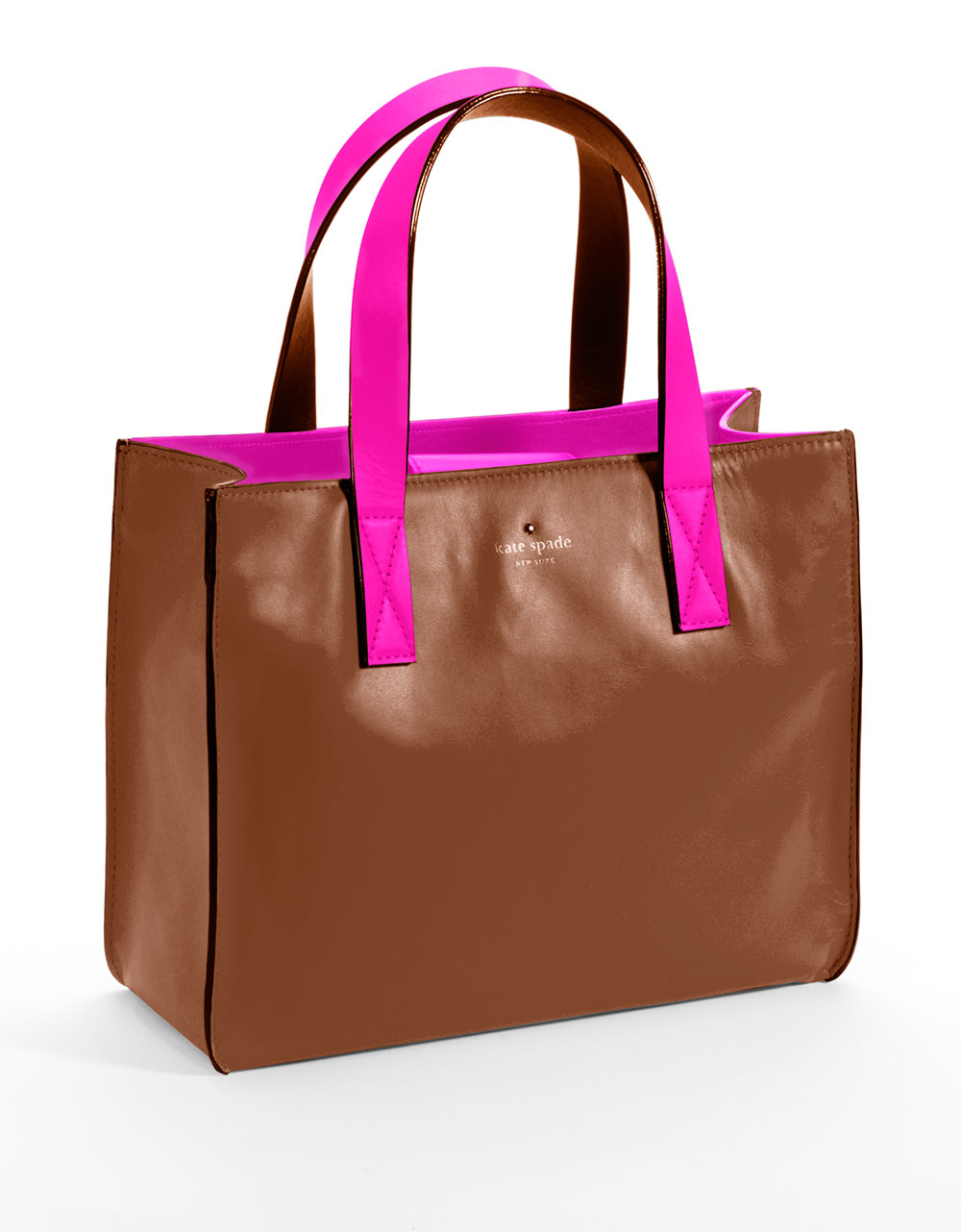 Kate Spade Leather Shopper Bag in Brown (natural) Lyst