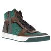 Lanvin Hitop Knit Trainer in Green for Men - Lyst