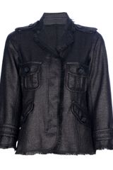 Moncler Fringed Short Coat