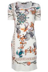 Roberto Cavalli Printed Shift Dress