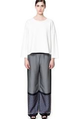 Zara Handkerchief Print Trousers