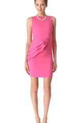 Alice + Olivia Spelling Side Peplum Dress