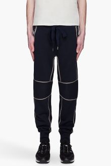 3.1 Phillip Lim Navy Contrast trimmed Lounge Pants - Lyst