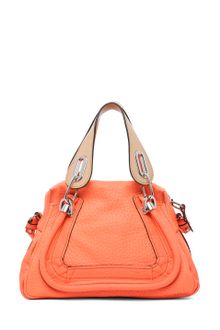 Chloé Paraty Small Leather Shoulder Bag in Orange Fizz - Lyst