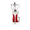 Christian Louboutin Monocronana in Silver - Lyst